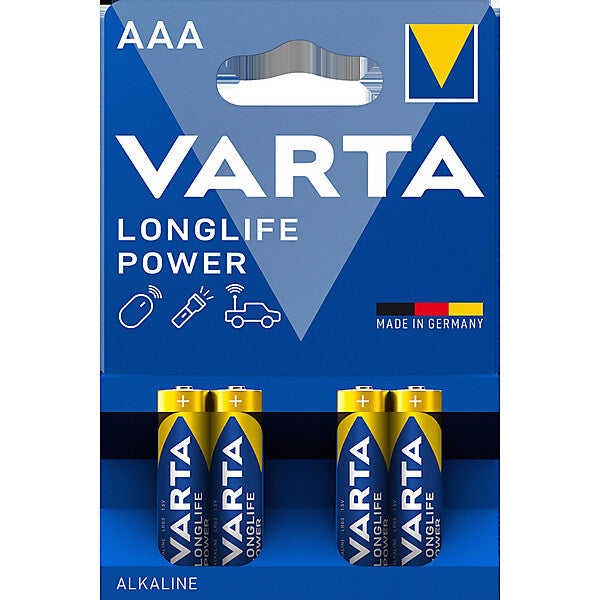 VARTA Longlife Power Micro AAA 1,5V Alkali 4903 Blister 4